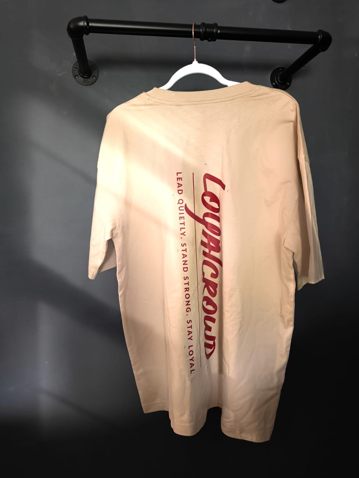 Silent Ident Oversized T-Shirt sand