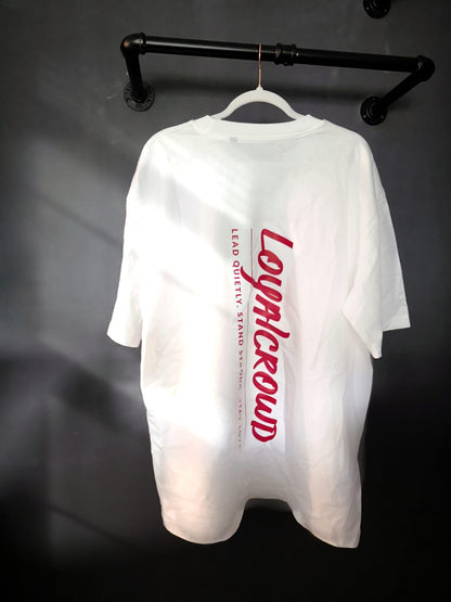 Silent Ident Oversized T-Shirt weiß