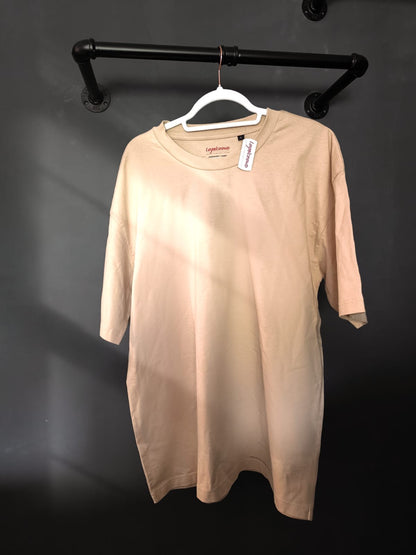 Silent Ident Oversized T-Shirt sand
