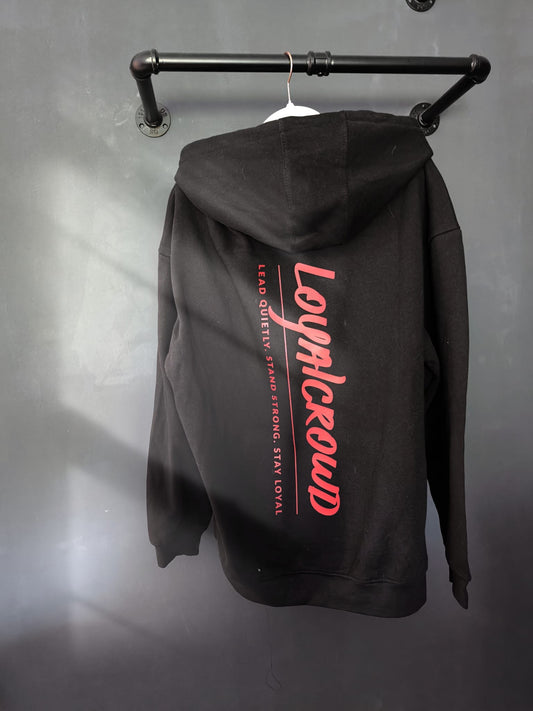 Silent Ident Oversized Hoodie - black | Midweight Drop