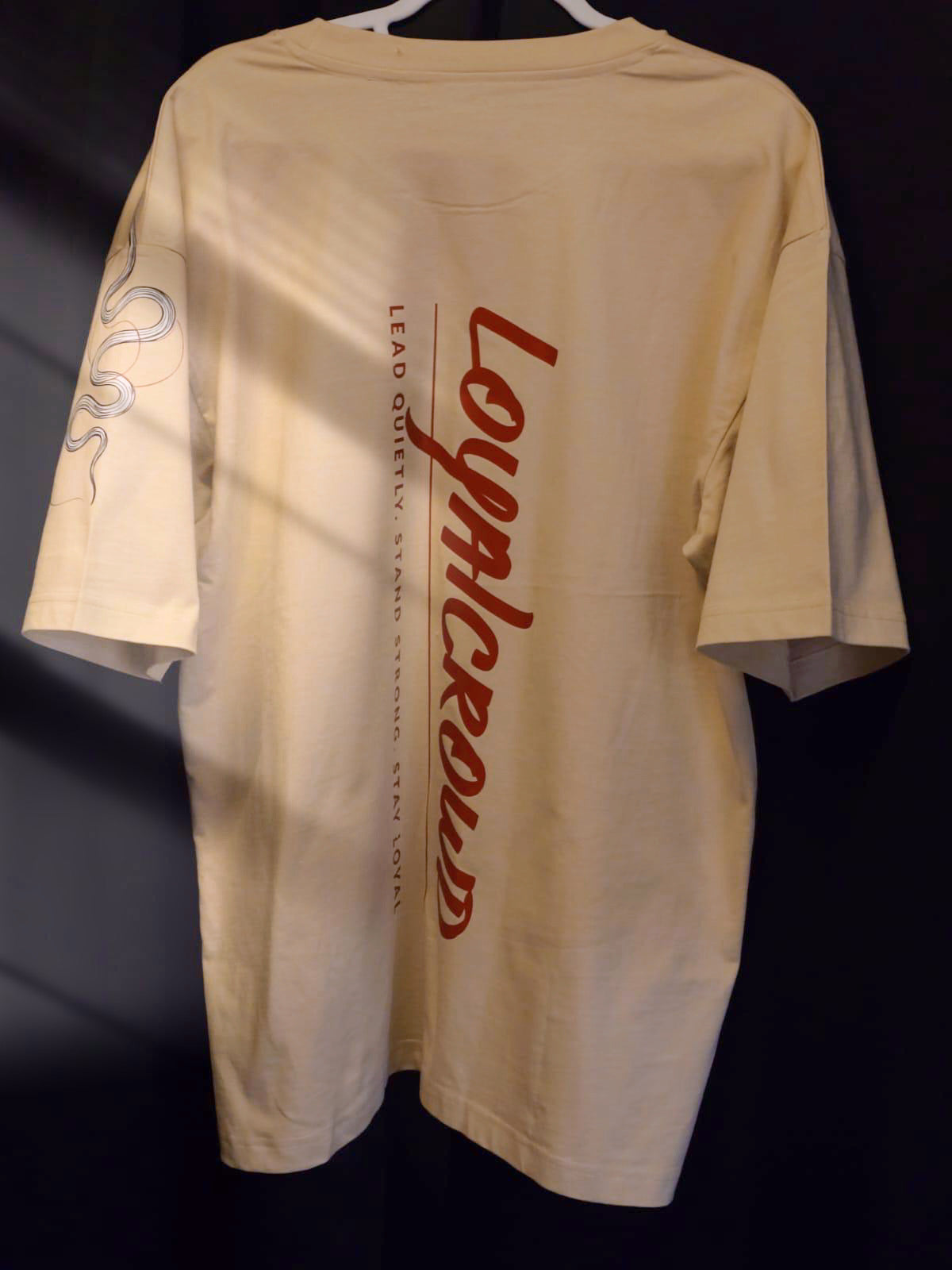 Silent Promise Oversized T-Shirt – Sand