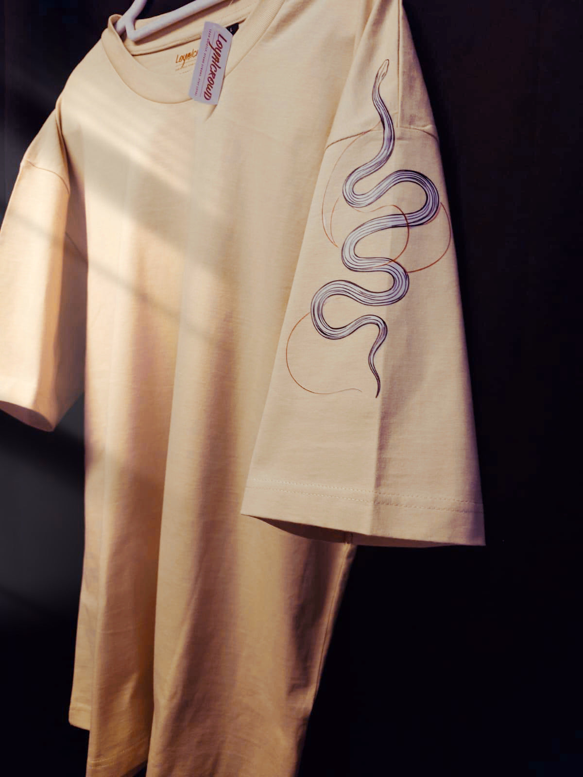 Silent Promise Oversized T-Shirt – Sand